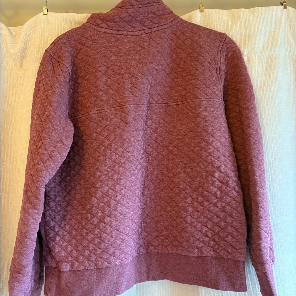 Patagonia Women's Quilted Cowl Sweater - Mauve - Picture 2 of 4
